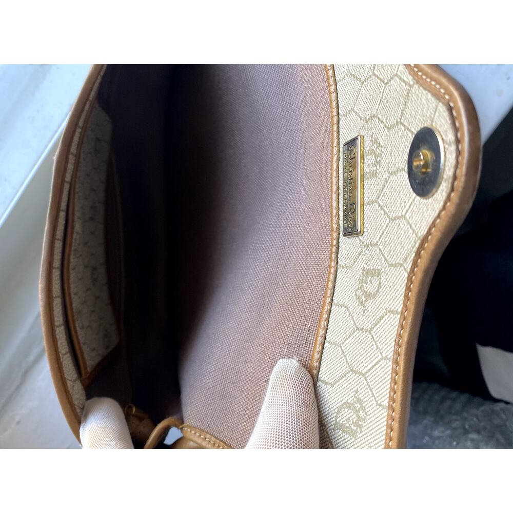 Vintage Christian Dior Monogram Crossbody Bag - Picture 13 of 16